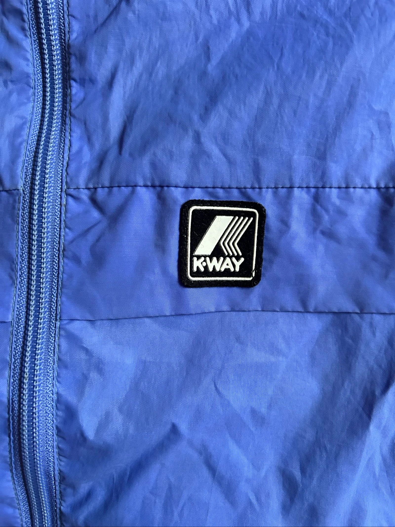 Vintage blue purple windbreaker – photo 3